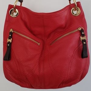 NWOT B. Makowsky Leather Shoulder Handbag